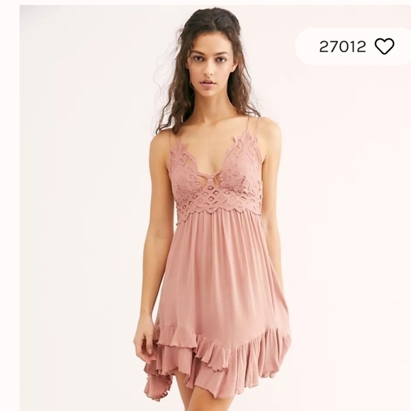 Free People Adella Slip Dress, NWT - Picture 1 of 6